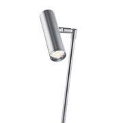 HELL Tom Pro LED-bordslampa, matt nickel, höjd 47 cm, CCT, dimmer