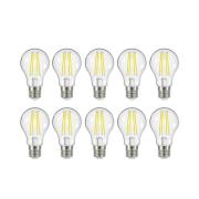 Arcchio LED-stiftlampa E27 5W, varmvit, 1060 lumen 10-pack