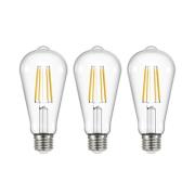 Arcchio LED glödlampa klar E27 3,8W 3000K 806lm set om 3