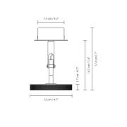 UMAGE LED-spotlight Asteria Spot, Ø 12 cm, mässingspläterad