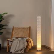 Lindby golvlampa Alisea, 104 cm, vit, GU10