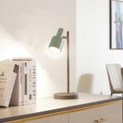 Lindby bordslampa Ovelia, grön/svart, metall, E27