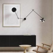 GRUPA Arigato vägglampa 2 lampor 90cm svart