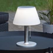 STAR TRADING LED-solcellsbordslampa Solia med dragströmbrytare
