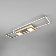 Trio Lighting LED-taklampa Albany, nickel, 100 x 28 cm, aluminium CCT ...