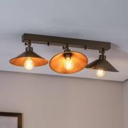 Opviq Taklampa Berceste N-661, antik guld, metall, 3 lampor