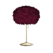 UMAGE Eos mini bordslampa röd/mässing byggnadsställning