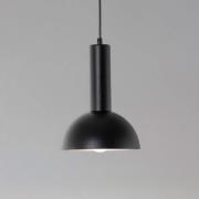 SIGMA Hänglampa Vitrum cupola S, svart, halvrund, Ø 19 cm