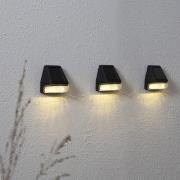 STAR TRADING LED-solcellsvägglampa Wally Mini i 3-pack