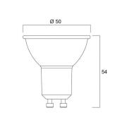 Sylvania LED reflektor GU10 7W 6.500K 36° 620 lm vit