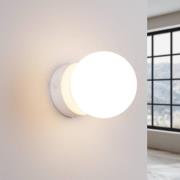 SOLLUX LIGHTING You vägglampa, vit, Ø 12 cm, stål/glas