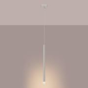 SOLLUX LIGHTING Pastelo hänglampa, beige, Ø 2 cm, stål, 2 lampor.