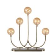 Markslöjd Ljusstake Enys, antik mässing, järn/glas, 5 lampor, LED