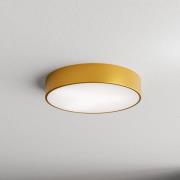 TEMAR LIGHTING Taklampa Cleo 400, guld, sensor, IP54, Ø 40 cm, metall