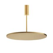 OLEV LED-taklampa FLUENTIS, guld, Ø 54 cm, metall 2.700 K