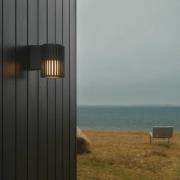 Nordlux Utomhusvägglampa Aludra Seaside, aluminium, antracit