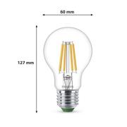 Philips E27 LED-lampa A60 4W 840lm 2700K Filament 3-pack