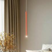 SIGMA Hänglampa Sopel 1, tegelröd, 1 lampa, stål, Ø 5 cm