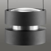 Brilliant LED-hänglampa Glow-Sphere, Ø 18 cm, svart, metall