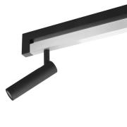 Brilliant LED-takspotlight Pulse, svart, 100 cm, metall