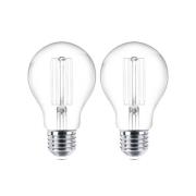 Lindby LED glödlampa E27 set om 2 4W 470 lm klar 2.700K