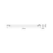 OSRAM LED-ljuslist TUBEKIT, 120 cm, 4 000 K vit strömbrytare
