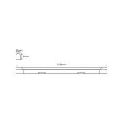 OSRAM LED-ljuslist VALUE BATTEN, 153 cm, metall, 4 000 K