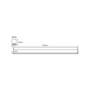 OSRAM LED-ljuslist SWITCH BATTEN, 57 cm, 4 000 K, vit