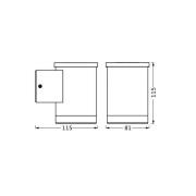 OSRAM LED-solcellslampa för utomhusbruk ENDURA STYLE OXFORD, grafit