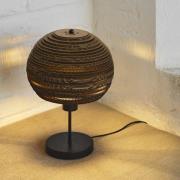 OSRAM bordslampa BALL, brun, höjd 39 cm, wellpapp, E27