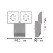 OSRAM LED-sensor för utomhusbelysning ENDURA PRO, vit, IP55
