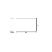 OSRAM LED-utomhusvägglampa ENDURA STYLE ILJA, mörkgrå, IP65