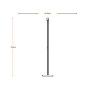 OSRAM golvlampa DECOR STICK, mörkgrå, höjd 146 cm 1 x E27