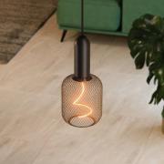 OSRAM hänglampa VINTAGE 1906 ROUND, svart, metall Ø 10 cm