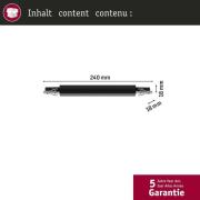 Paulmann URail skenadapter Zigbee dimbar/brytare svart