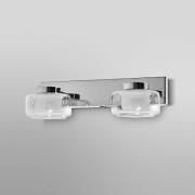 OSRAM LED-vägglampa ORBIS FLAME, krom, 2 lampor, CCT, IP44