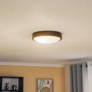 Lamkur Taklampa Jaris, glas välvd, Ø 26 cm svart