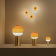 MARSET bordslampa Dipping Light M, bärnsten/mässing