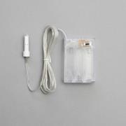 STERNTALER LED-stjärna, gul, Ø 8 cm, 18 taggar, IP44 batteri