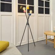 OSRAM golvlampa Decor Bubble, färgglad, 3 lampor, stål, E27