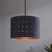 OSRAM hänglampa Decor Felt Weaving, Ø 28 cm, grå, filt E27