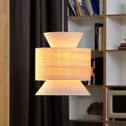 OSRAM hänglampa Decor Wrap Cone, beige, bast, linne, E27