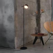 OSRAM LED-golvlampa Decor Kyoto, aluminium, svart, dimbar