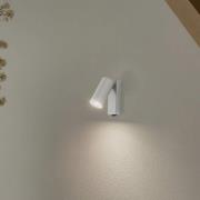 Nowodvorski Lighting Spotlight till vägg FOURTY, ljusgrå, höjd 17 cm, ...