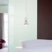 MARSET hänglampa Atlas, 3 000 K, Ø 11 cm, transparent