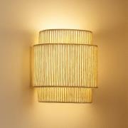 Lindby vägglampa Anuva, naturfärgad, papper, höjd 25 cm