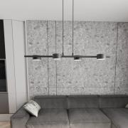 EMIBIG LIGHTING Takspotlight Sora, längd 80 cm, metall, 4 lampor.