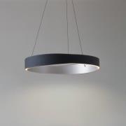 Lucande LED-hänglampa Daelor, svart/aluminium, CCT, dimbar