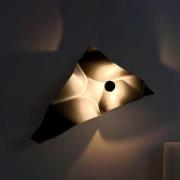 Knikerboker LED-vägglampa Zona d'ombra, brun, 79 cm