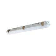 G & L Handels GmbH LED-våtrumslampa 661060, grå, längd 65,5 cm, IP65